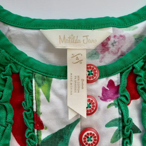 Matilda Jane Make Believe Woodland Wonders Dress Girls 4 Long Sleeve Christmas - Picture 11 of 15